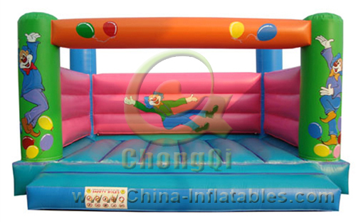 inflatable clown bouncer